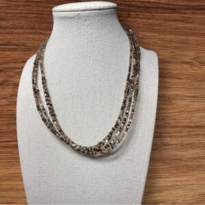 Chico’s Multi-Strand Beaded Necklace